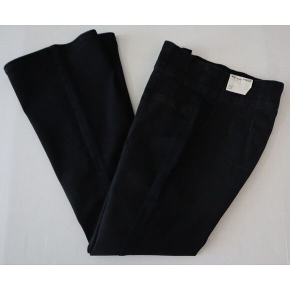 We The Free x FP OB2233809 Women's Sz 33 Onyx Black Jayde Crop Flare Jeans - Picture 13 of 14